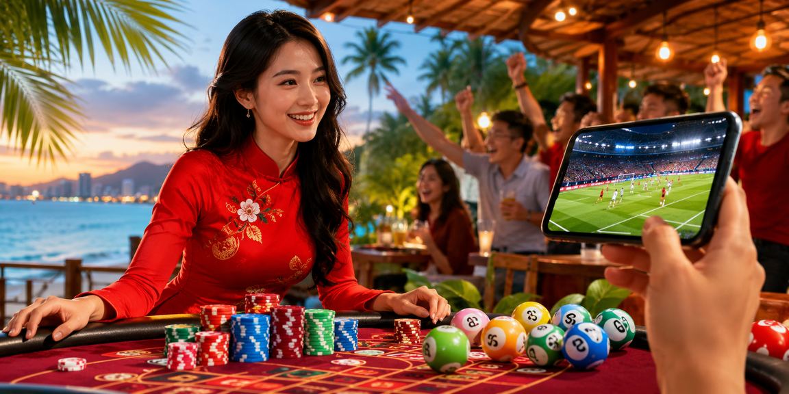 Giao diện cá cược casino Việt Nam trên ứng dụng di động hiện đại